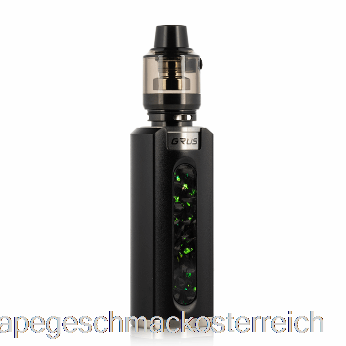 Lost Vape Grus 100 W Starterkit Schwarz / Gehackter Kohlefaser-Vape-Geschmack